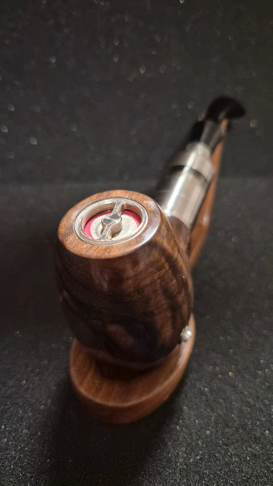 LP MOD Ethernity E-Pipe artigianale legno di noce stabilizzato